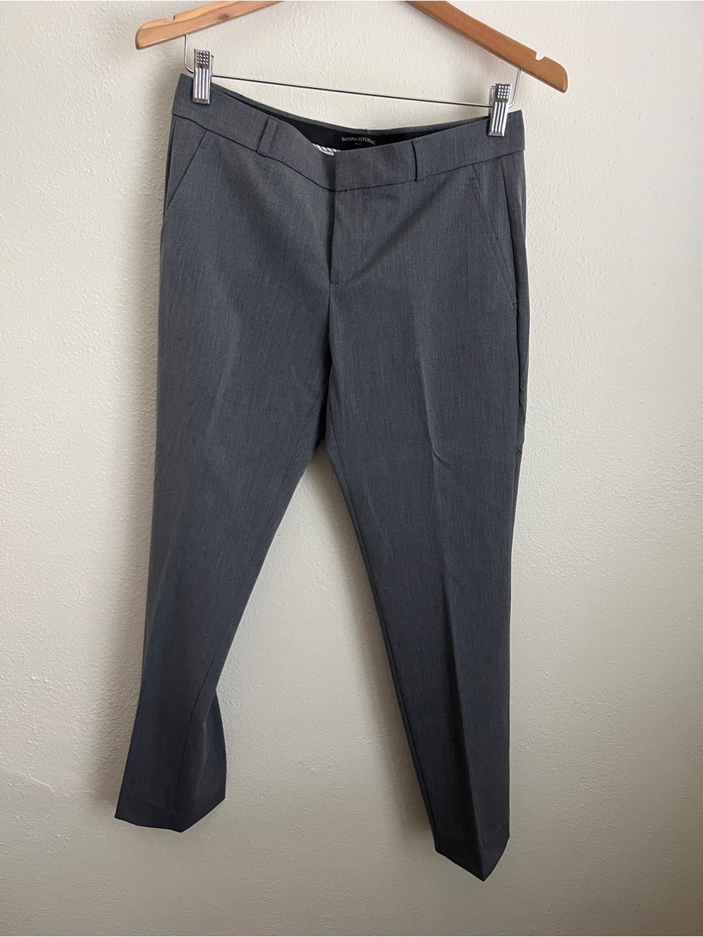 Gray washable Banana Republic Trousers